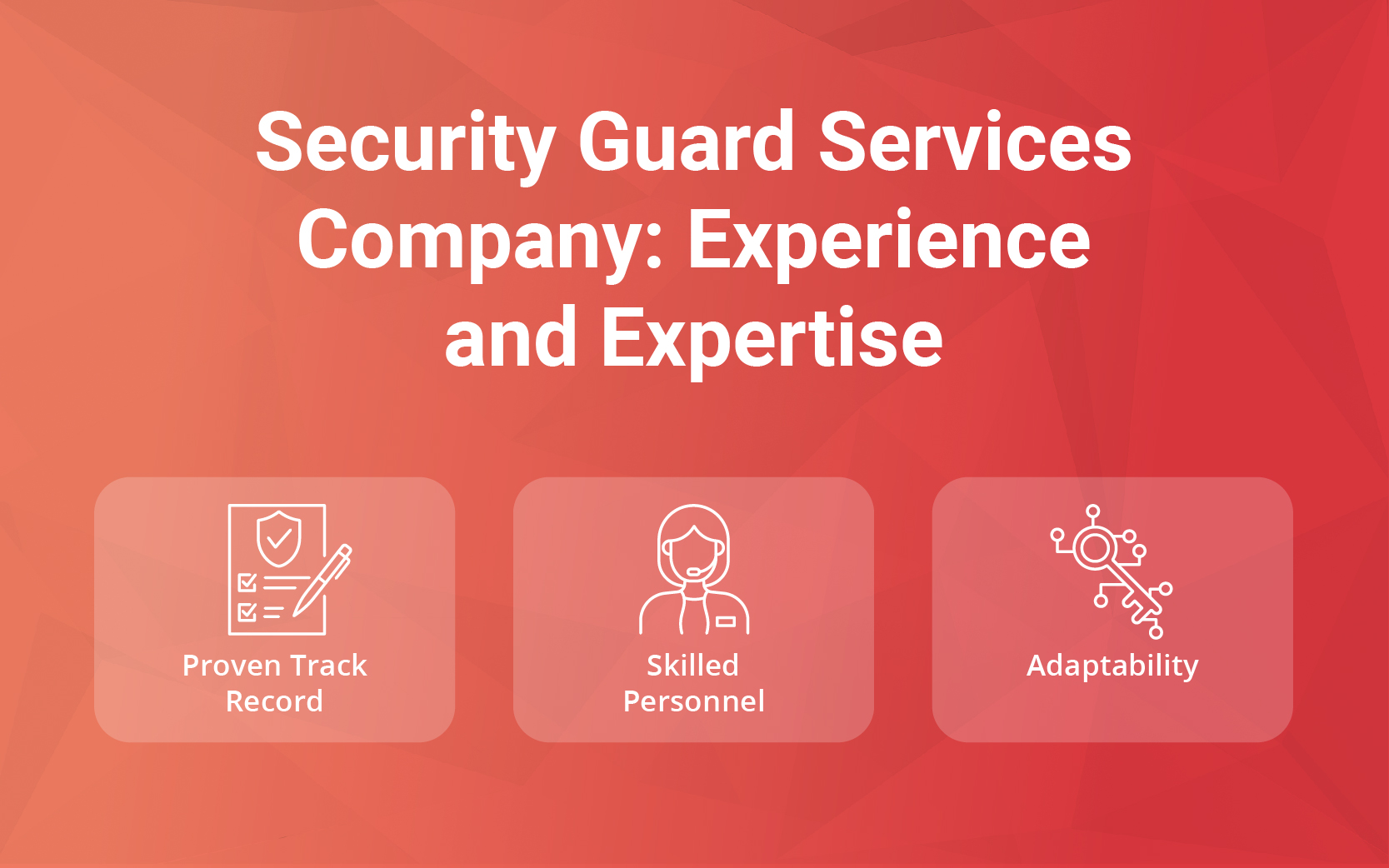 Security Guard Services Company